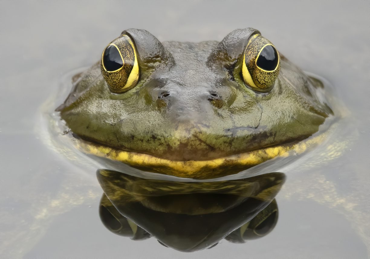 what is the frog food chain?